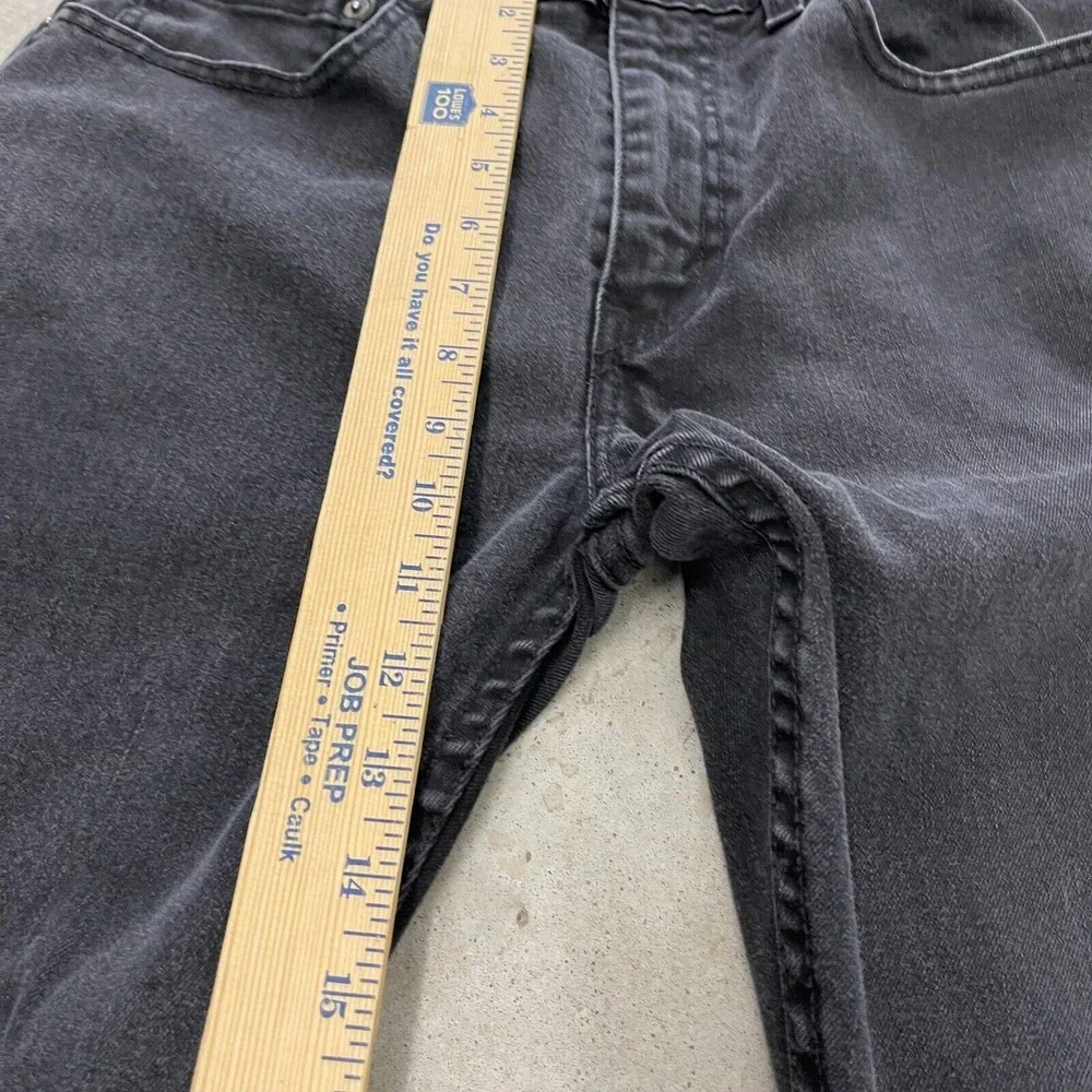 Levis Jeans Mens 32x32 Black Pants 512 Slim Tapered Skater Goth Denim